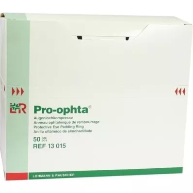 PRO-OPHTA Perforeeritud kompressid mittesteriilsed, 50 tk