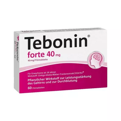 Tebonin® forte 40 mg õhukese polümeerikattega tabletid, 60 tk