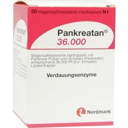 PANKREATAN 36 000 kõvakapslit, 50 tk