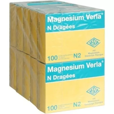 MAGNESIUM VERLA N kaetud tabletid, 10X100 St
