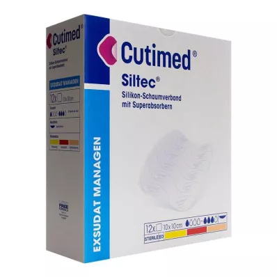 Cutimed Siltec vahtplastist side 10x10 cm õrnalt kleepuv, 12 tk