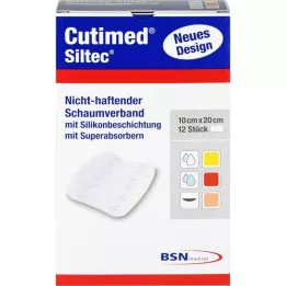 CUTIMED Siltec vahtpolster 10x20 cm mittekleepuv, 12 tk