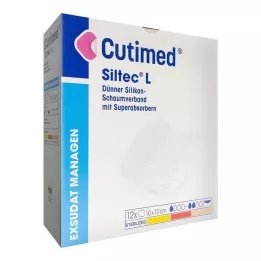 CUTIMED Siltec L vahukompress 10x10 cm, 12 tk