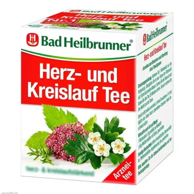 Bad Heilbrunner Tea Heart Circulation N filtrikotid, 8X1,5 g