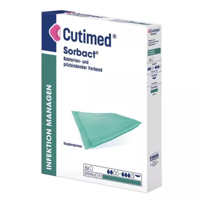 CUTIMED Sorbact absorbeerivad kompressid 7x9 cm, 6 tk