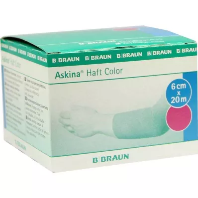 ASKINA Liimtside värv 6 cmx20 m roosa, 1 tk