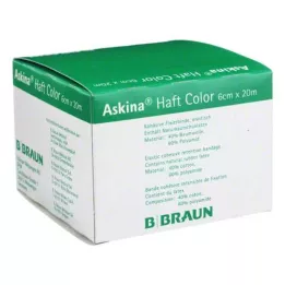 ASKINA Liimiside värv 6 cmx20 m kollane, 1 tk