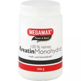 KREATIN MONOHYDRAT 100% Megamax pulber, 500 g