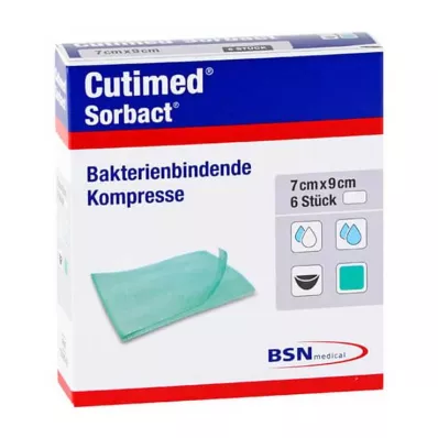 Cutimed Sorbact kompressid 4x6 cm, 6 tk Cutimed Sorbact kompressid 4x6 cm, 6 tk