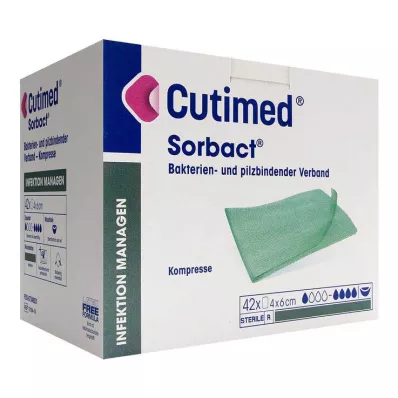 Cutimed Sorbact kompressid 4x6 cm, 42 tk Cutimed Sorbact kompressid 4x6 cm, 42 tk
