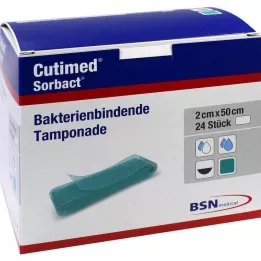 CUTIMED Sorbact tampoonid 2x50 cm, 24 tk