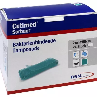 Cutimed Sorbact tamponaadid 2x50 cm, 24 tk