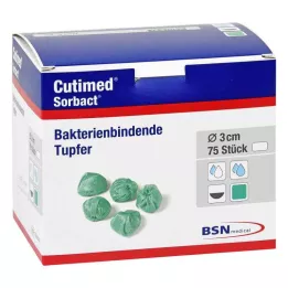 CUTIMED Sorbact tampoonid pähkli suuruses, 75 tk
