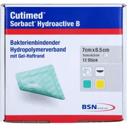 CUTIMED Sorbact Hydroactive B Gel-V.7x8,5 cm liim, 12 tk