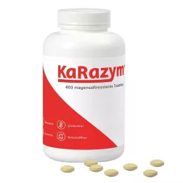 KARAZYM kõhukese polümeerikattega tabletid, 400 tk