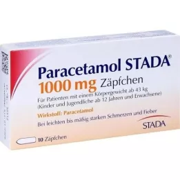 PARACETAMOL STADA 1000 mg suposiit, 10 tk