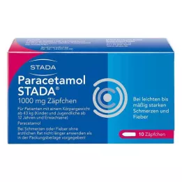 PARACETAMOL STADA 1000 mg suposiit, 10 tk