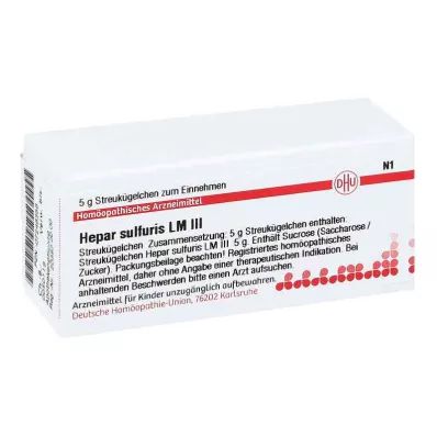 Lm Hepar Sulfuris III gloobulid (5 g) Lm Hepar Sulfuris III gloobulid (5 g)