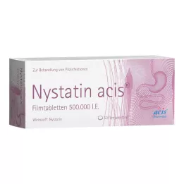 NYSTATIN acis õhukese polümeerikattega tabletid, 50 tk