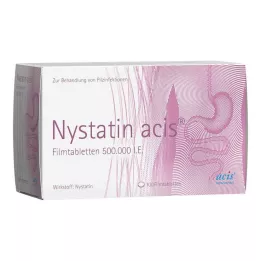 NYSTATIN acis õhukese polümeerikattega tabletid, 100 tk