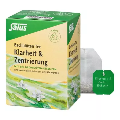 BACHBLÜTEN TEE Clarity &amp; Centring Bio Salus, 15 tk