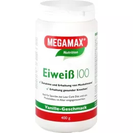 EIWEISS 100 Vanilla Megamax pulber, 400 g