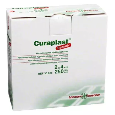 CURAPLAST Tundlik süstekips 2x4 cm, 250 tk