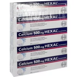 CALCIUM 500 HEXAL kihisevad tabletid, 100 tk