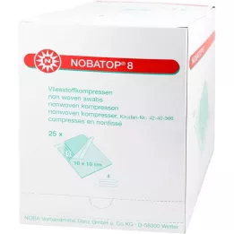 Nobatop 8 kompressid 10x10cm, 25x5 tk