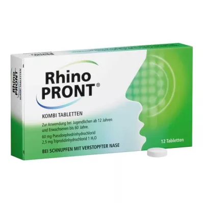 RhinoPRONT® kombineeritud tabletid, 12 tk