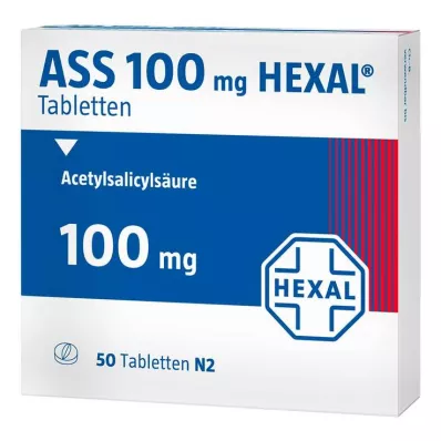 ASS 100 Hexal tabletti, 50 tk ASS 100 Hexal tabletti, 50 tk