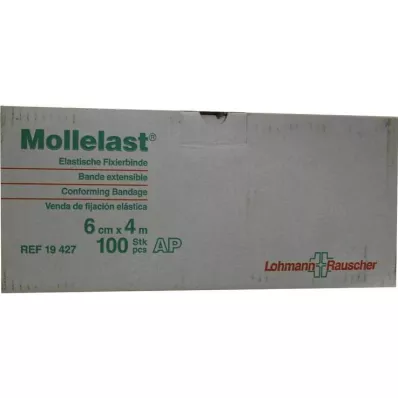 Mollelast 6cmx4m lahtiselt valge, 100 tk
