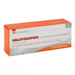 Ibuprofeen-Hemopharm 400 mg (30 tükki)