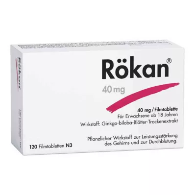 Rökan 40mg (120 tükki) Rökan 40mg (120 tükki)