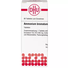 AMMONIUM BROMATUM D 12 tabletti, 80 tk