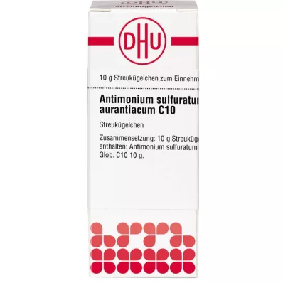 ANTIMONIUM SULFURATUM aurantiacum C 10 kapslit, 10 g