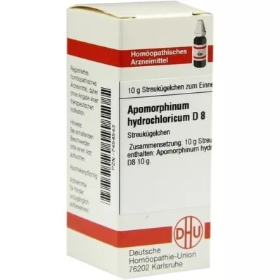 APOMORPHINUM HYDROCHLORICUM D 8 kapslit, 10 g