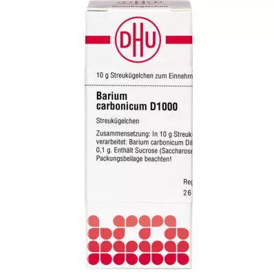 BARIUM CARBONICUM D 1000 graanulid, 10 g