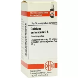 CALCIUM SULFURICUM C 6 graanulid, 10 g