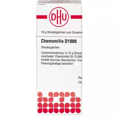 CHAMOMILLA D 1000 graanulid, 10 g