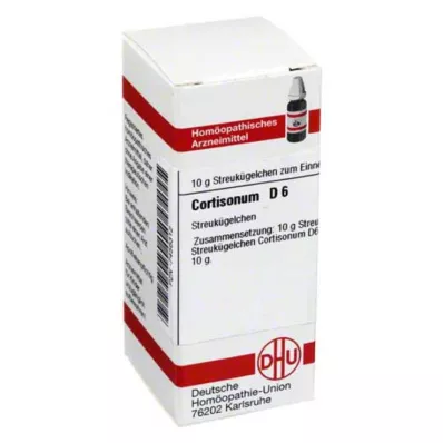 DHU Cortisonum D 6 gloobulid, 10 g DHU Cortisonum D 6 gloobulid, 10 g