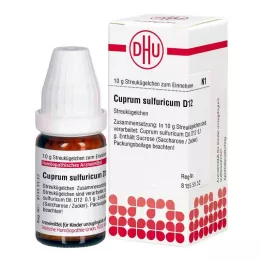 CUPRUM SULFURICUM D 12 kapslit, 10 g