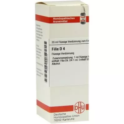 FILIX D 4 lahjendus, 20 ml