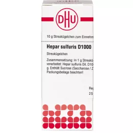 HEPAR SULFURIS D 1000 graanulid, 10 g