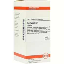 ICHTHYOLUM D 6 tabletti, 200 tk