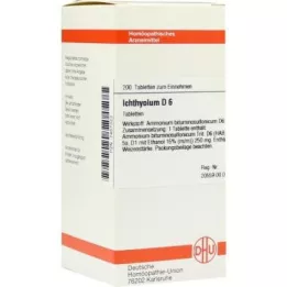 ICHTHYOLUM D 6 tabletti, 200 tk