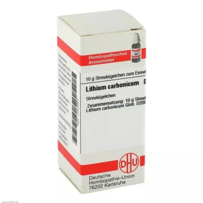 DHU Lithium carbonicum D 200 gloobulid, 10 g