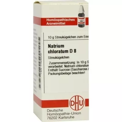 NATRIUM CHLORATUM D 8 kapslit, 10 g