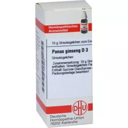 PANAX GINSENG D 3 kapslit, 10 g