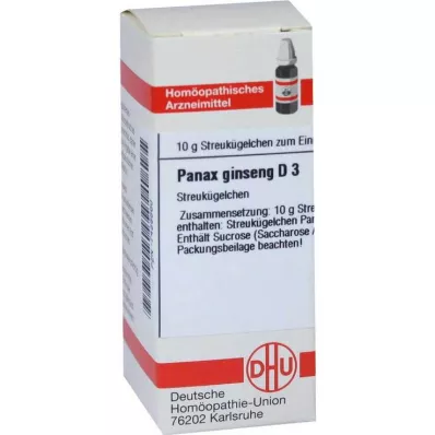PANAX GINSENG D 3 kapslit, 10 g